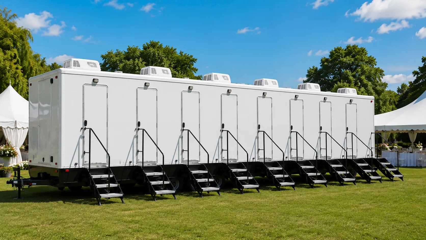 8 Stall Restroom Trailer in Clearwater, FL