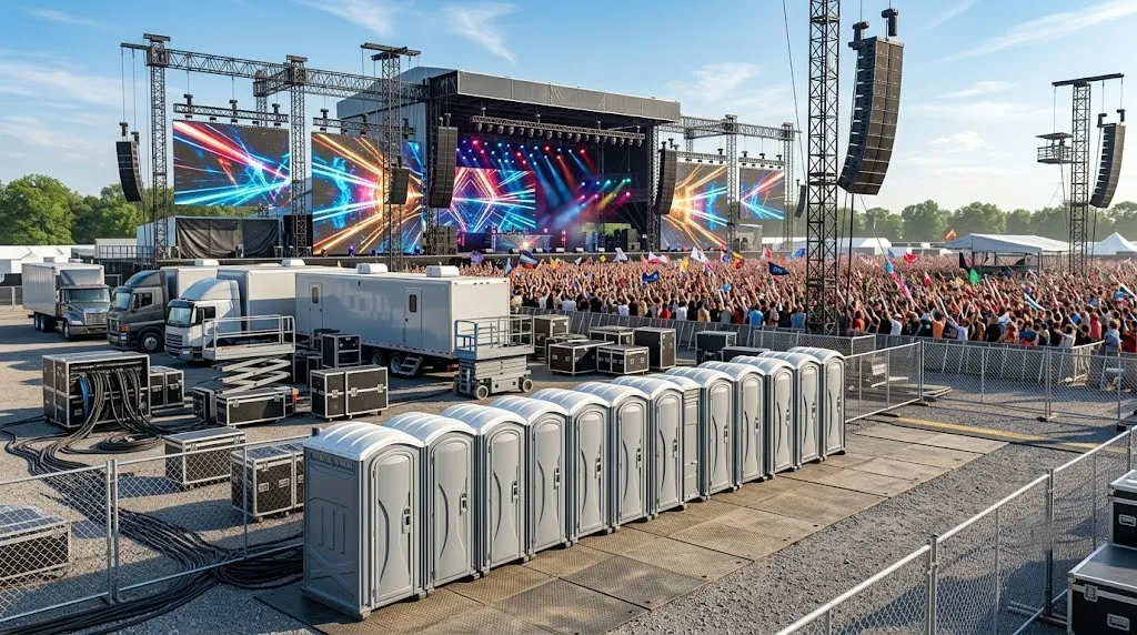 Concert Restroom Rental in Clearwater, FL