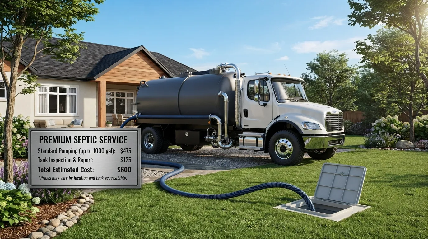 Septic Tank Pumping Cost in Clearwater, FL
